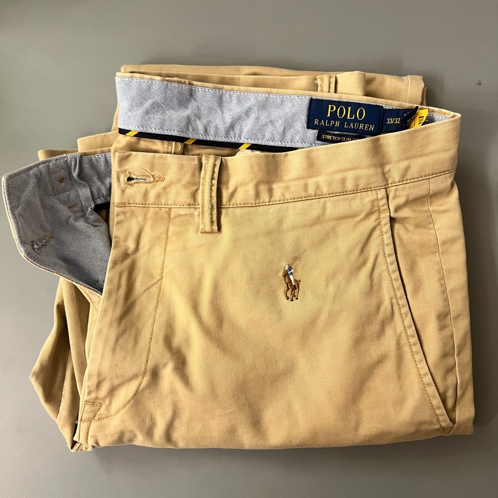 Polo by Ralph Lauren Men's Khaki Chino Pants